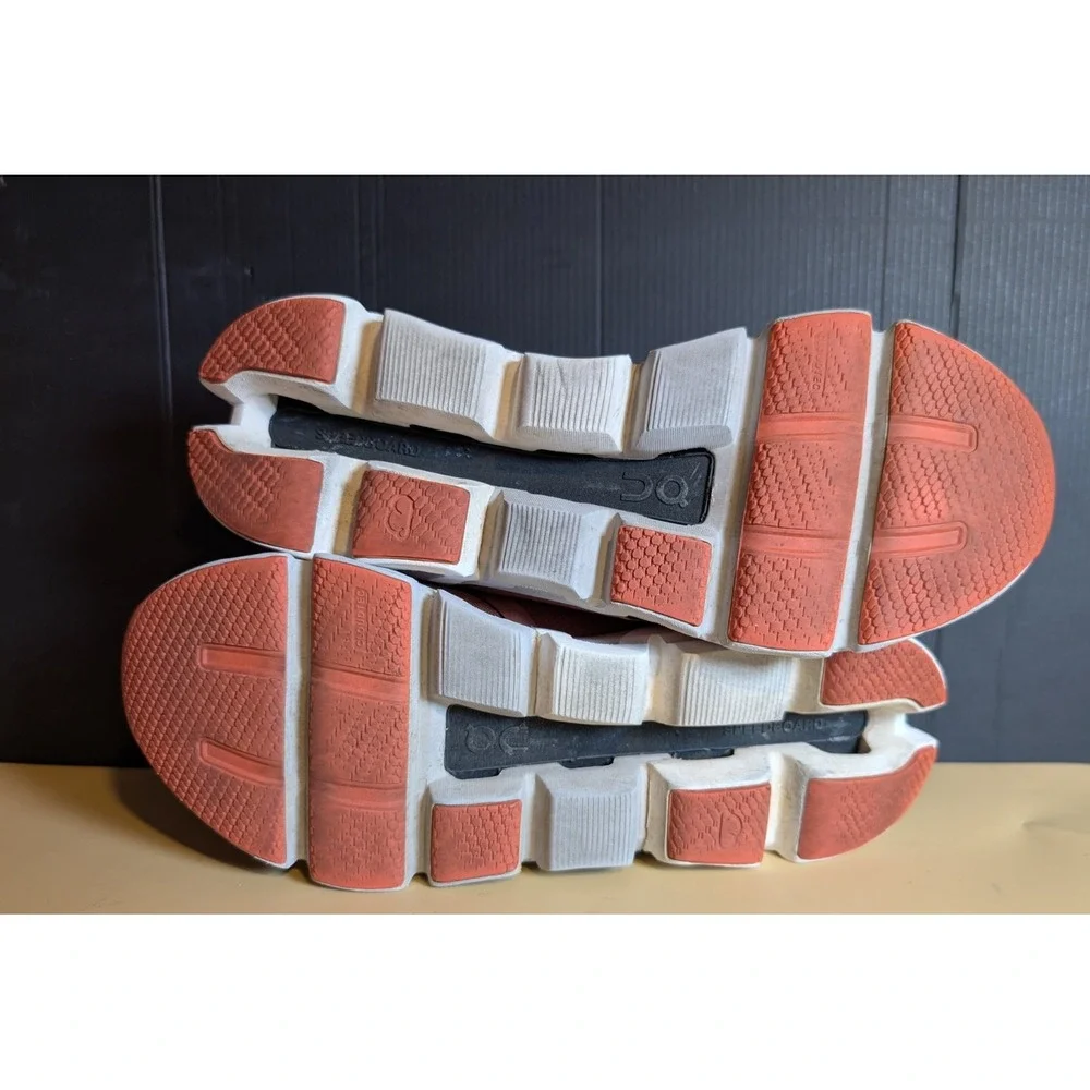 On Running Men's Cloudmonster Running Shoes Coral Size 11 Good